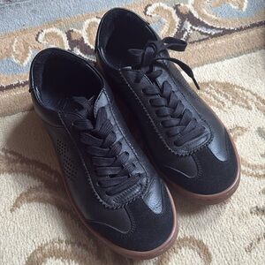 Koio Tempo Nero Black Leather Sneaker size 35/5